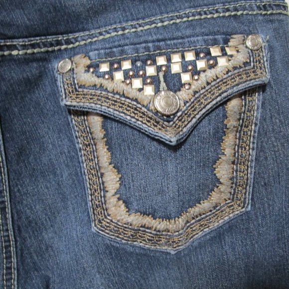 Nine West Vintage America Collection Jeans Women's Bootcut Jeans Embellished - Picture 11 of 11
